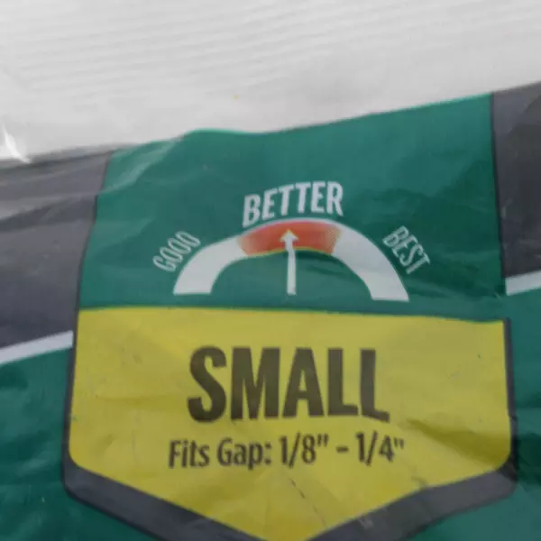 MD Sponge Window Seal PVC Sponge Tape Size Small 1/4" - 1/8" Gap Fit