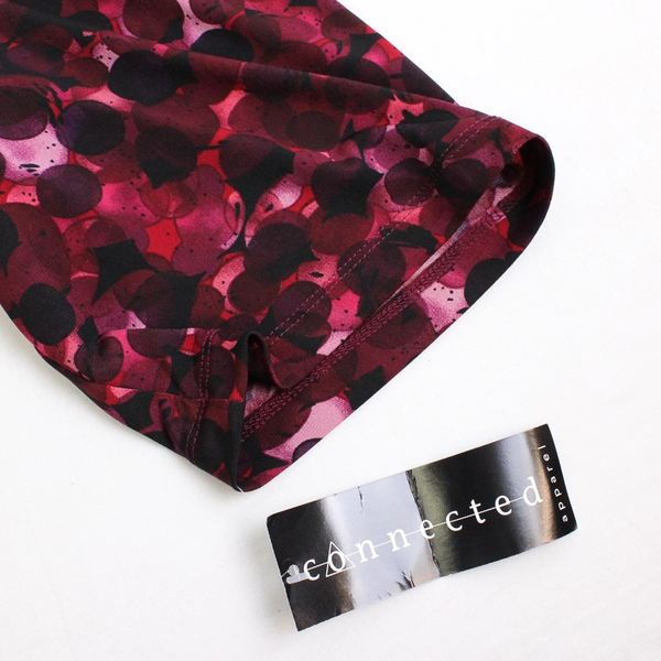 NWT Connected Apparel Red and Purple Half-Sleeve Dress Women's Size 24W