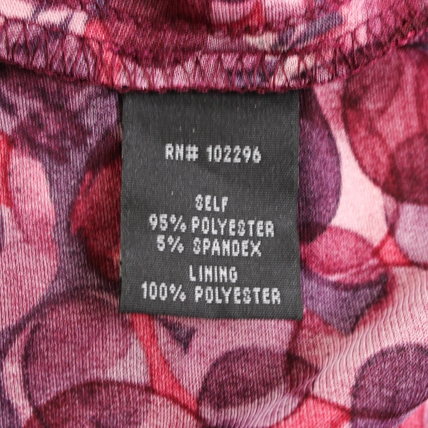 NWT Connected Apparel Red and Purple Half-Sleeve Dress Women's Size 24W