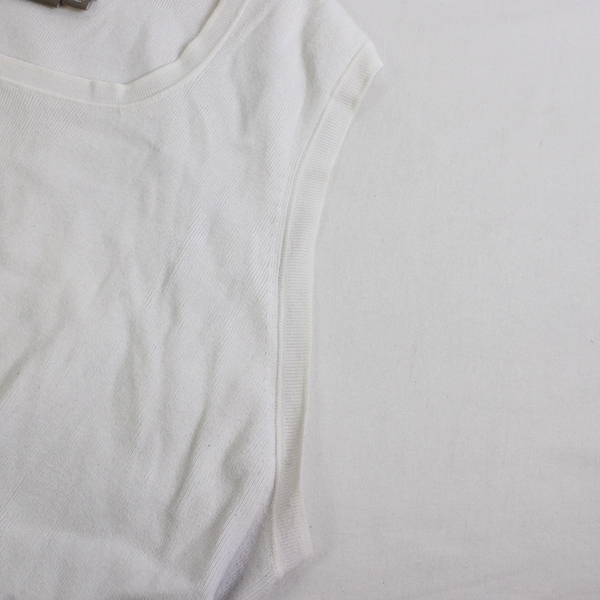 Croft & Barrow White Sleeveless Knit Tank Women's Size 3X