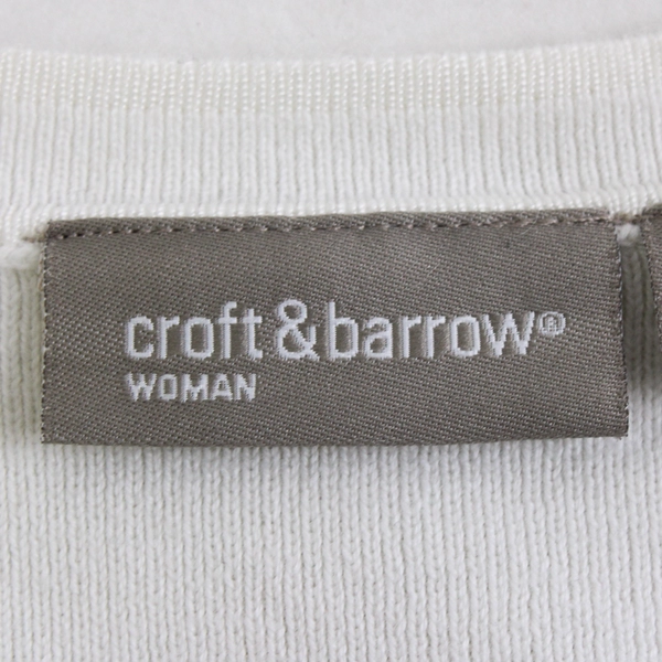 Croft & Barrow White Sleeveless Knit Tank Women's Size 3X
