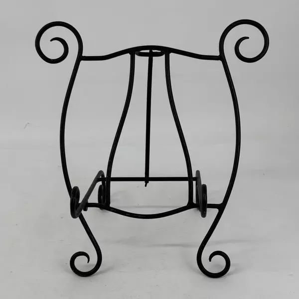 Easel Style Wrought Iron Cookbook Stand 13.5 Inch