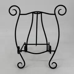 Easel Style Wrought Iron Cookbook Stand 13.5 Inch