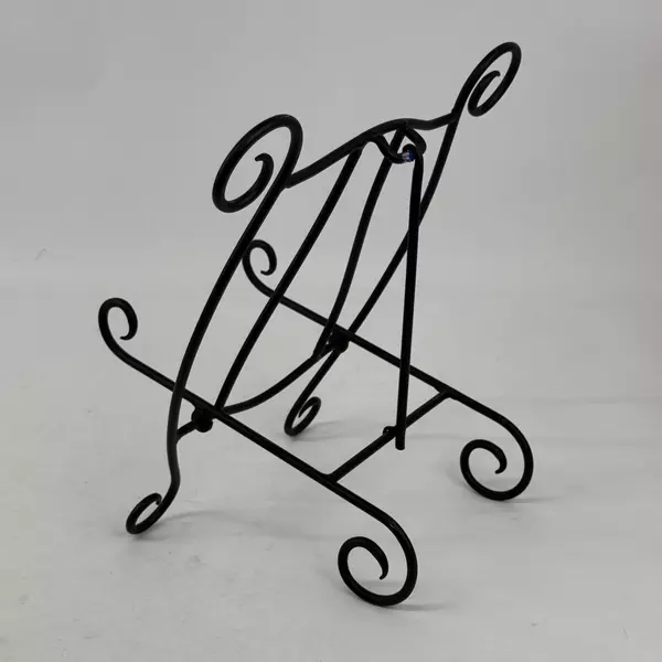 Easel Style Wrought Iron Cookbook Stand 13.5 Inch