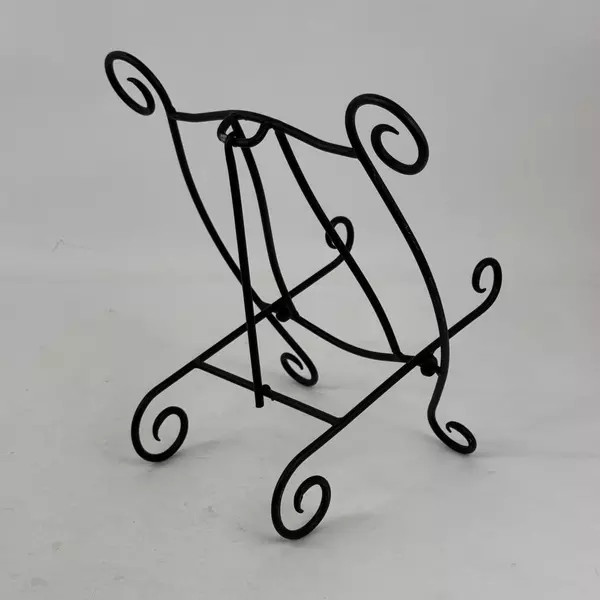 Easel Style Wrought Iron Cookbook Stand 13.5 Inch