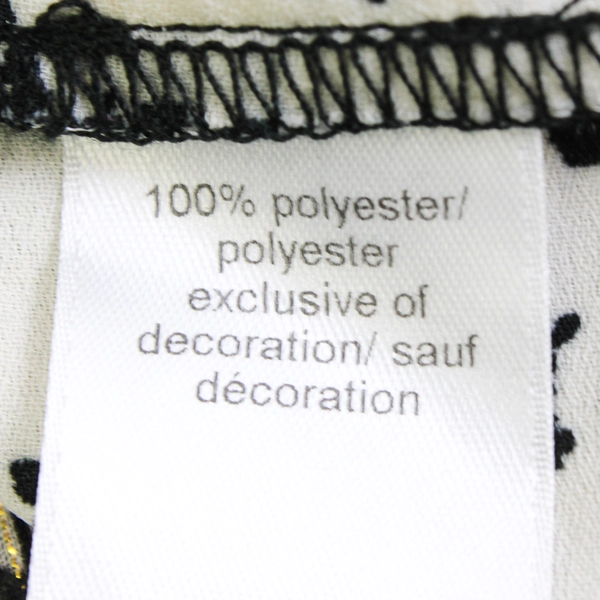 Maurices Black and White Floral 3/4-Sleeve Kimono Shawl Women's Size 2/3