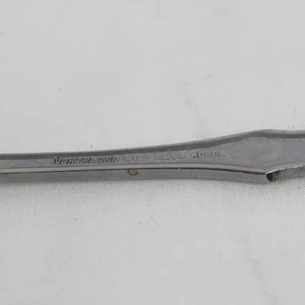 Lot of 4 Oneida Northland EveningStar Stainless Steel Teaspoons 6" Made In Korea