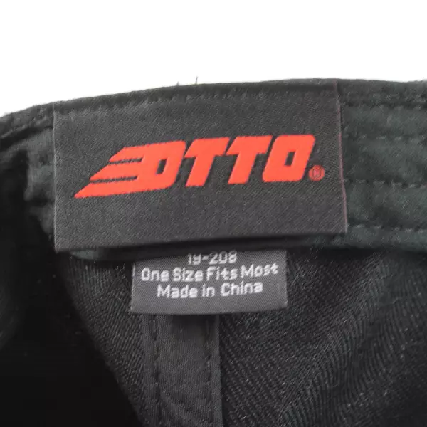 Select Better Black Baseball Cap with Yellow Circular Logo Adjustable Hat