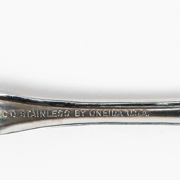 Set of 4 Oneida Classic Mood Stainless Salad Forks 6.75 Inches Satin Finish