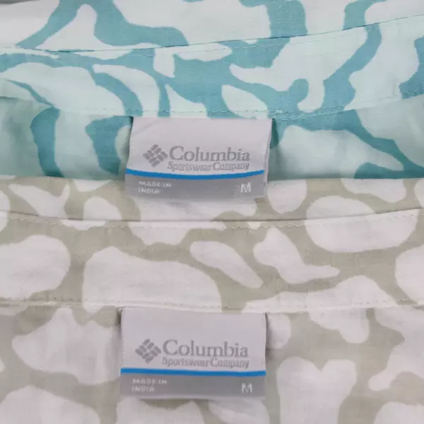 Lot of 2 Columbia Women's Casual Outdoor Button-Up Shirts Medium