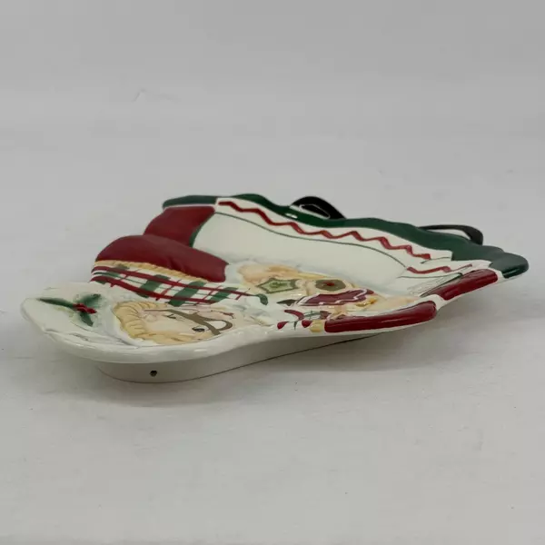 Fitz and Floyd Gift Gallery Mrs. Clause Christmas Cookie Plate