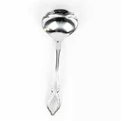 Oneida Classic Mood Serving Piece Solid Gravy Ladle Stainless Steel 8 Inches