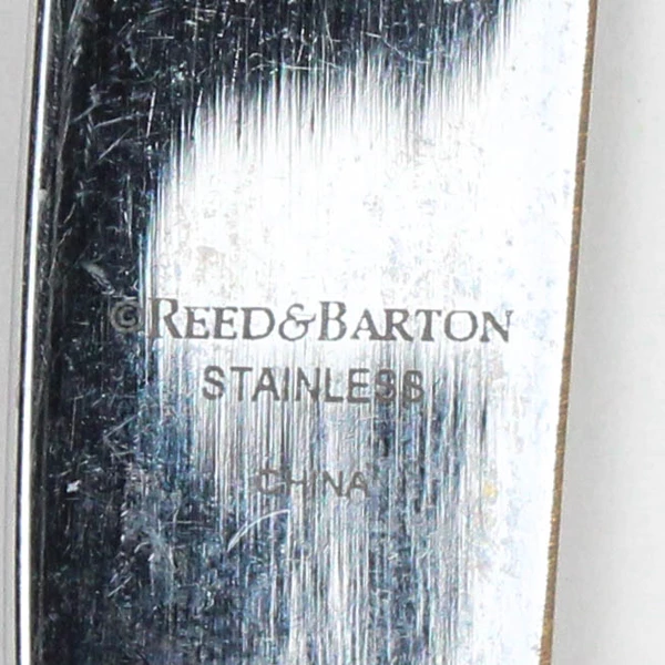 Lot of 5 Reed & Barton Fiori Stainless 18/10 Dinner Knives 9.5 Inches