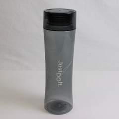 H2go Just Do It Clear Gray Plastic Water Bottle 24 oz