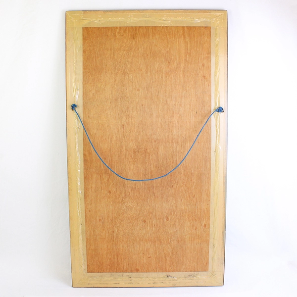 Signed G. Bukenya Framed Painted Batik Fabric Art