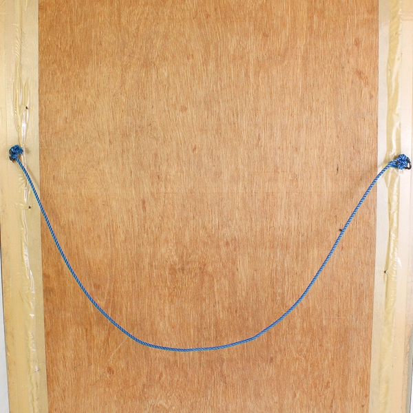 Signed G. Bukenya Framed Painted Batik Fabric Art