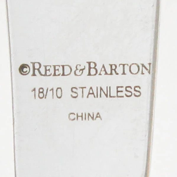 Lot of 2 Reed & Barton Fiori Stainless 18/10 Butter Knives 7.25 Inches