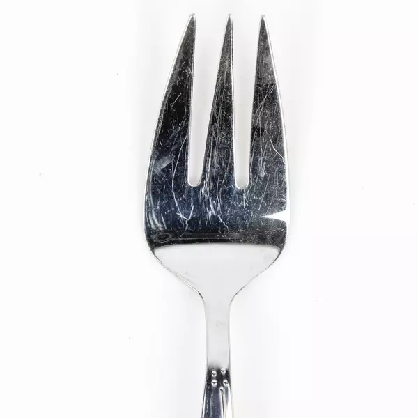 Set of 2 Reed & Barton Fiori Serving Utensils Serving Fork & Spoon 18/10 SS