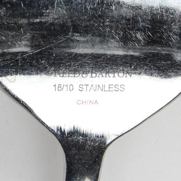 Set of 2 Reed & Barton Fiori Serving Utensils Serving Fork & Spoon 18/10 SS