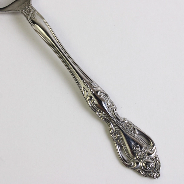 Set of 4 Reed & Barton Baroque Stainless Steel Soup Spoons