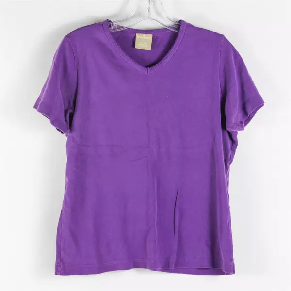 Lot of 2 Partners by Mervyn's Short-Sleeve T-Shirts Women's XL Blue and Purple