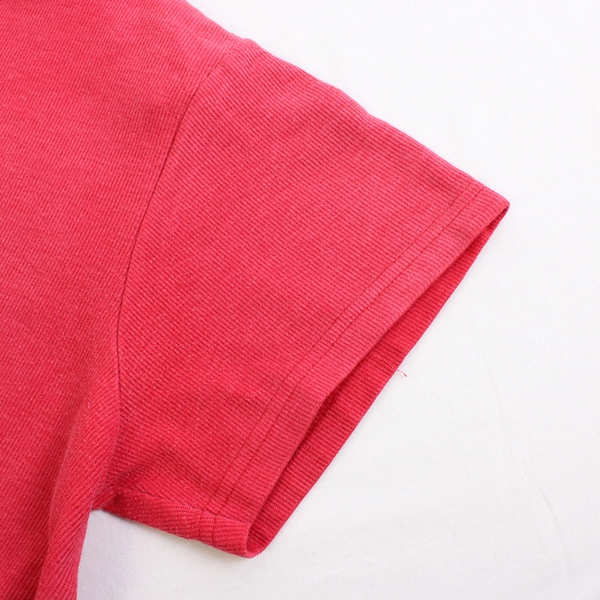 VTG Ashly Brent Ribbed Red Short-Sleeve T-Shirt Women's Size Large