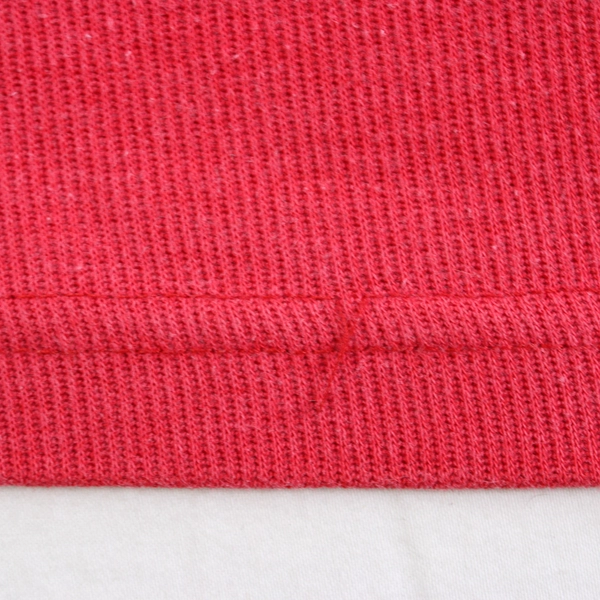 VTG Ashly Brent Ribbed Red Short-Sleeve T-Shirt Women's Size Large