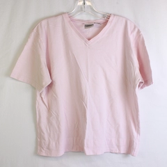 Katherine Bishop Light Pink V-Neck Short-Sleeve T-Shirt Women's Size Large
