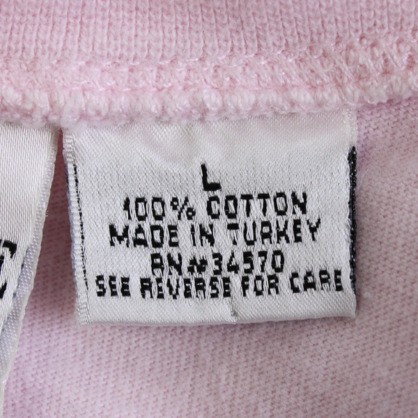 Katherine Bishop Light Pink V-Neck Short-Sleeve T-Shirt Women's Size Large