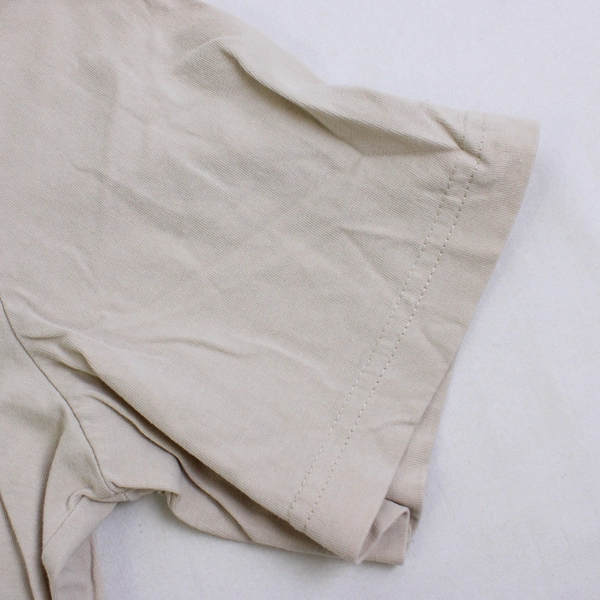 Cozee Corner Beige Short-Sleeve Cotton T-Shirt Women's Size XL