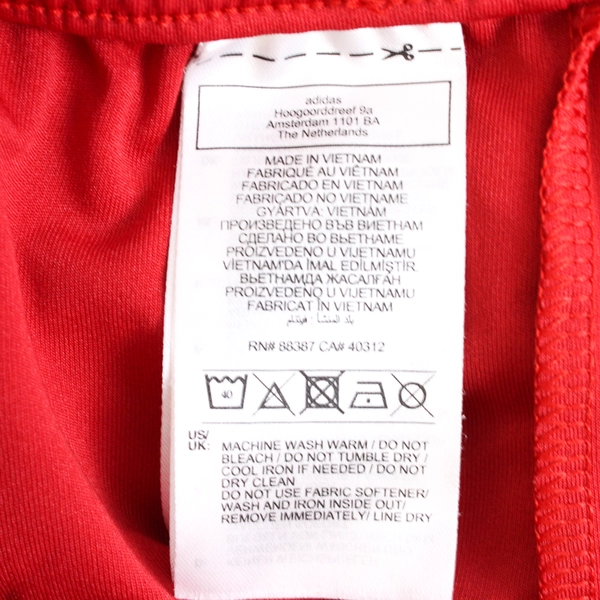 Adidas Aeroready Red Basketball Shorts Youth Size Medium 11-12Y