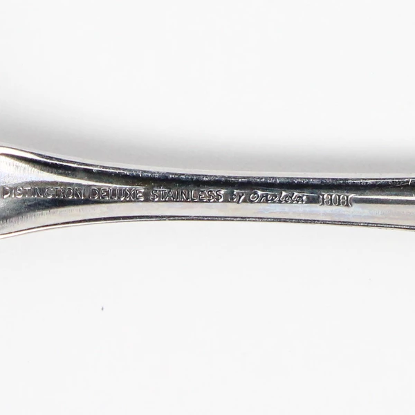 Lot Of 2 Oneida Silver Brahms (Stainless) Flatware Cold Meat Serving Forks