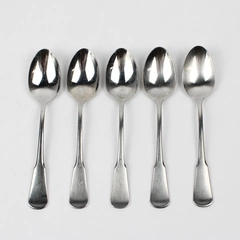 Lot Of 5 Oneida Silver Independence (Stainless) Flatware Teaspoons 6" Long