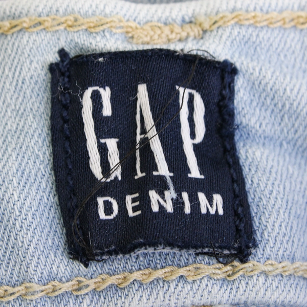 Gap Denim Favorite Jegging Light Wash Raw Hem Women's Size 26 Reg