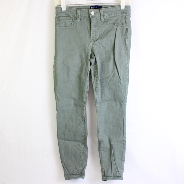Gap Denim Green Leggings Women's Size 2/26