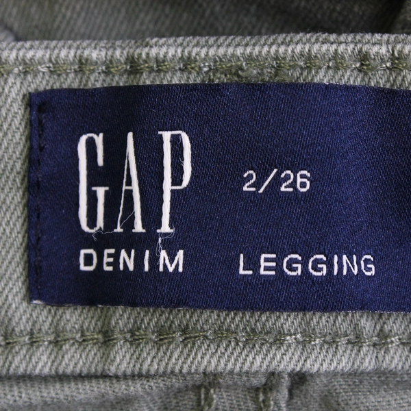 Gap Denim Green Leggings Women's Size 2/26