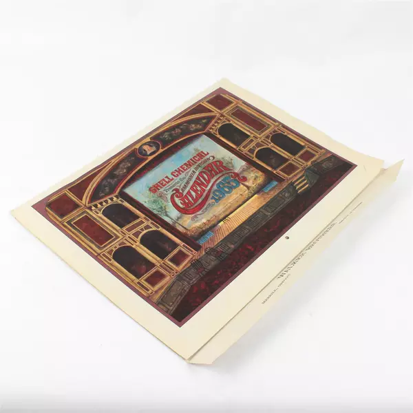 Vintage 1965 Shell Chemical Company Americana Calendar 