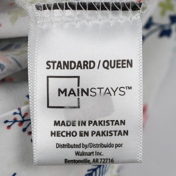 Lot Of 4 Walmart MainStays Full Bed Set (1 Flat, 1 Fitted, 2 Pillowcases) Floral