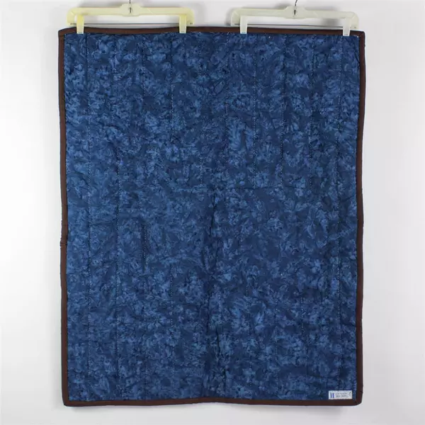 Handmade Alice Smith Deer Buck Lap Quilt Winter Home Cabin Decor 34" x 42"