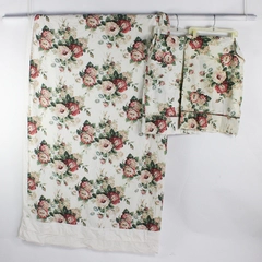 Lot Of 3 Matching Wamsutta Queen Duvet Cover 2 Pillowcases Chrysanthemum Floral