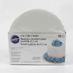 Set of 10 Wilton 6" Cake Circles Baking Supply