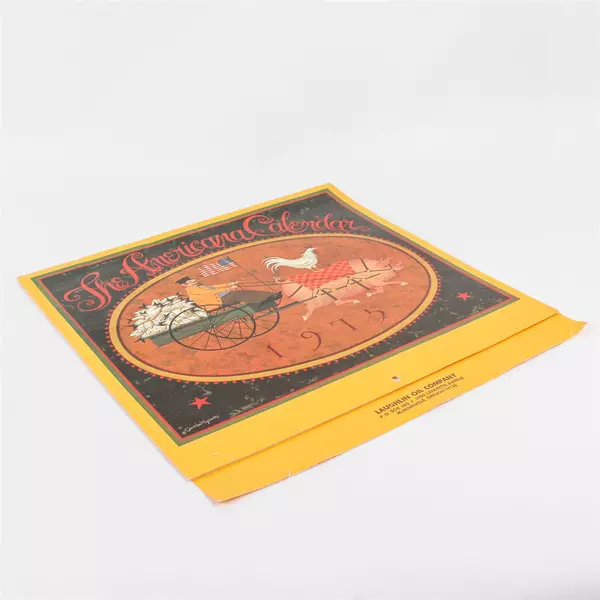 Vintage 1975 The Americana Calendar Designed by Charles Wysocki