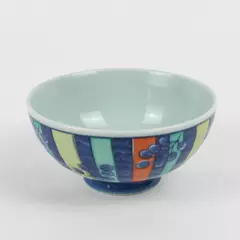 Small Hand-Painted Arita Ware Japanese Rice/Soup Bowl 4.5" FLAWED