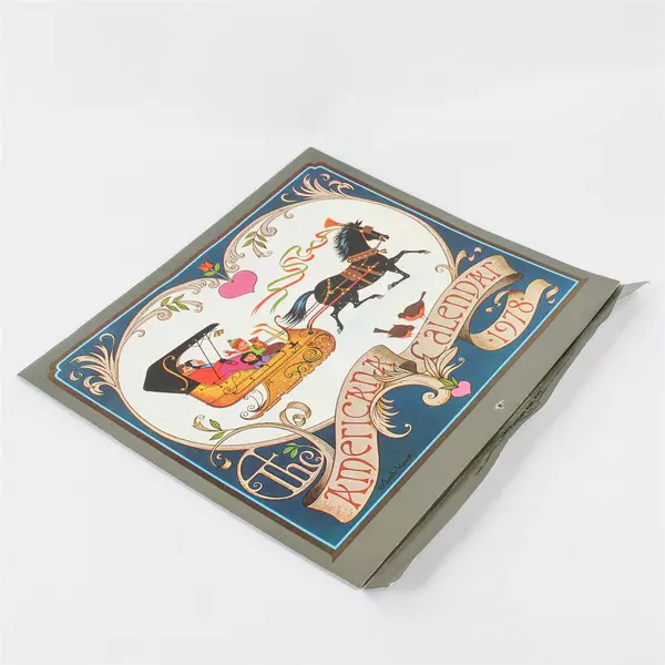 Vintage 1978 The Americana Calendar Designed by Charles Wysocki