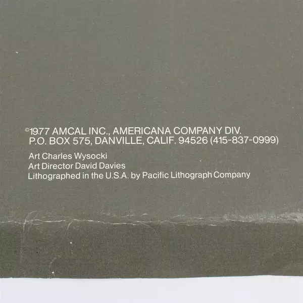 Vintage 1978 The Americana Calendar Designed by Charles Wysocki