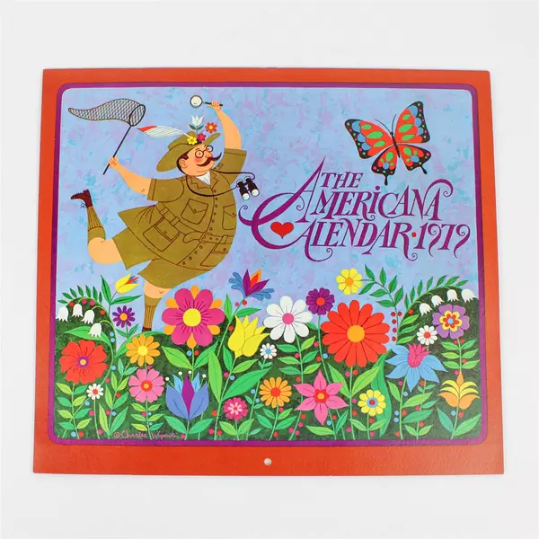 Vintage Amcal Inc 1979 The Americana Calendar Designed by Charles Wysocki
