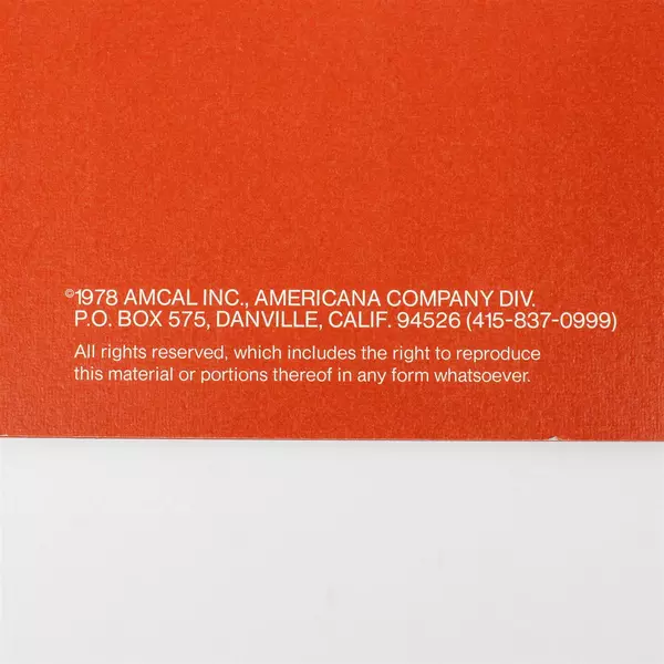 Vintage Amcal Inc 1979 The Americana Calendar Designed by Charles Wysocki