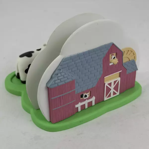 Avon Down On The Farm Napkin Holder and Salt & Pepper Shaker Set