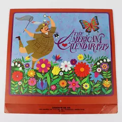 1979 The Americana Calendar Designed by Charles Wysocki Vintage Amcal Inc 