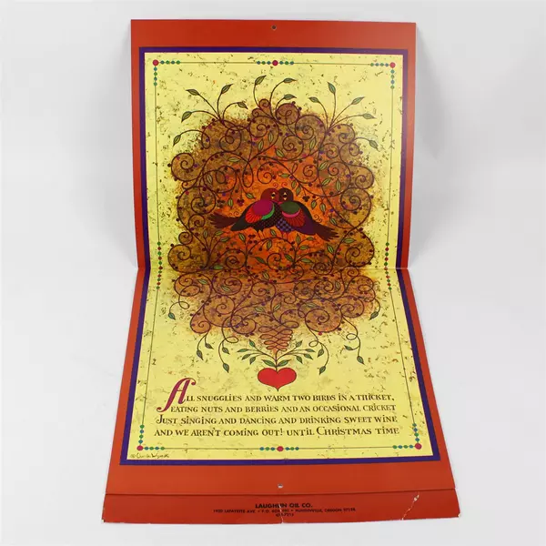 1979 The Americana Calendar Designed by Charles Wysocki Vintage Amcal Inc 